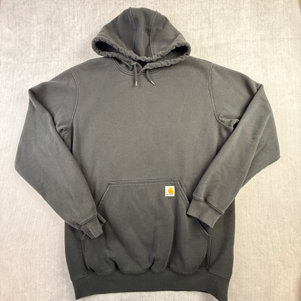 Carhartt Mens Loose Fit Midweight Hoodie Black K121 BLK Large Tall TS0121-M